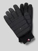 Tommy Hilfiger Handschuhe mit Label-Detail Modell 'ESTABLISHED' Black