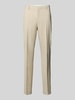 BOSS Pantalon met steekzakken, model 'Leon' Offwhite