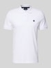 MCNEAL Regular Fit Poloshirt mit Knopfleiste und Label-Stitching Weiss