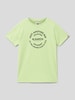 Garcia T-shirt met motiefprint Lichtgroen