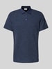 s.Oliver RED LABEL Regular fit poloshirt van katoenmix Donkerblauw