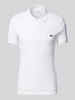 Lacoste Slim Fit Poloshirt mit Label-Patch Modell 'PIQUE' Weiss