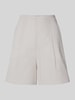 MaxMara Leisure Regular Fit Shorts mit Bundfalten Modell 'CANALE' Ecru