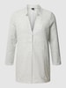 Vero Moda Curve Blazerjas met reverskraag Lichtgrijs gemêleerd
