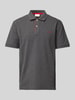 Gant Regular Fit Poloshirt mit Label-Stitching Anthrazit Melange