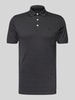 Jack & Jones Regular fit poloshirt met labelstitching, model 'PAULOS' Donkergrijs gemêleerd