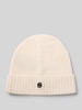 BOSS Beanie van zuivere scheerwol, model 'FATI' Offwhite
