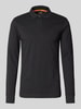 BOSS Orange Regular Fit Poloshirt mit Label-Detail Black