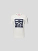 Kenzo T-Shirt mit Paspelnähten Offwhite