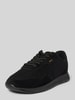 BOSS Sneaker aus Leder-Mix Modell 'Titanium Runn' Black