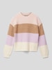 Only Strickpullover aus Viskose-Mix Modell 'KONSANDY' Rosé