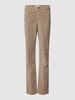 Angels Slim Fit Cordhose mit 5-Pocket-Design Modell 'CICI' Beige