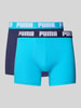 Puma Boxershort met labeldetail in een set van 2 stuks Aquablauw