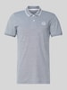 Blend Regular fit poloshirt met ribboorden, model 'NATE' Marineblauw