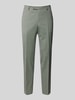 Pierre Cardin Pantalon met persplooien, model 'Ryan' Groen