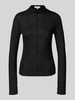 MYON Longsleeve in semi-transparenter Optik Black