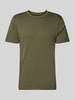 BOSS Orange damski t-shirt o kroju regular fit z czystej bawełny model 'TEGOOD' Khaki