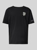 CHAMPION T-shirt met labeldetail Zwart