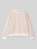 Mango Sweatshirt mit Rundhalsausschnitt Altrosa