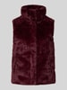 monari Gilet met opstaande kraag Bordeaux