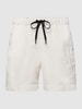 Tommy Hilfiger Regular Fit Badehose mit Brand-Schriftzug Weiss