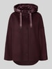 COMMA Jacke mit Kapuze Bordeaux