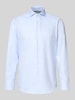 Christian Berg Men Regular Fit Business-Hemd mit Haifischkragen Bleu