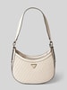 Guess Handtas in gevlochten look, model 'MURIELLE' Offwhite