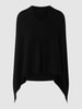 Roeckl Poncho van wolmix  Zwart