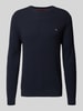 Christian Berg Men Strickpullover mit Label-Detail Marine