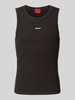 HUGO Tanktop in Ripp-Optik Modell 'Dapota' Black