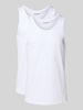 Jack & Jones Tanktop met geribde ronde hals in een set van 2 stuks Wit