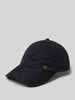 HUGO Baseballpet met labelapplicatie, model 'Ally' Zwart