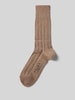 Falke Socken mit Label-Detail Modell 'LHASA' Beige