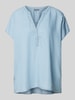 Montego Bluse in Denim-Optik Hellblau