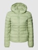 Only Gewatteerd jack met capuchon, model 'TAHOE' Mint