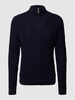 Dale of Norway Strickpullover mit Zopfmuster Modell 'HOVEN' Marine