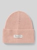 Marc O'Polo Beanie aus reiner Baumwolle Rosa