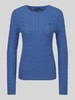 Polo Ralph Lauren Regular Fit Pullover aus Woll-Kaschmir-Mix 'JULIANNA' Blau