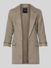 VERO MODA Slim Fit Longblazer mit Viskose-Anteil Modell 'FRIDA' Sand Melange