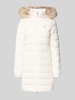 Tommy Jeans Płaszcz puchowy o kroju regular fit z wypełnieniem kaczym puchem Złamany biały
