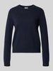 Jake*s Casual Regular fit pullover van puur kasjmier Donkerblauw