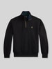 Polo Ralph Lauren Sweatshirt mit Troyerkragen Black