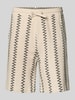 s.Oliver RED LABEL Relaxed Fit Stoffshorts aus Baumwoll-Mix Beige