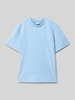s.Oliver RED LABEL Regular Fit T-Shirt aus reiner Baumwolle Rauchblau