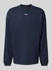 HUGO Sweatshirt mit Label-Detail Modell 'Daposo' Dunkelblau