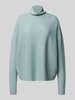 Drykorn Oversized Strickpullover mit Stehkragen Modell 'LIORA' Aqua