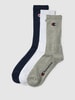 CHAMPION Sokken met labeldetail in een set van 3 paar, model 'Crew Socks' Marineblauw