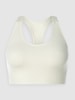 Saisei Bustier mit wattierten Cups  Ecru