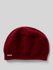 Seeberger Mütze aus reinem Kaschmir Bordeaux